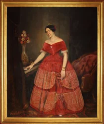 Portret van Manuelita Rosas